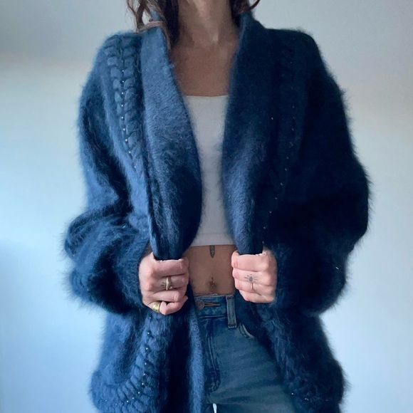 Vintage angora jacket - Picture 2 of 8